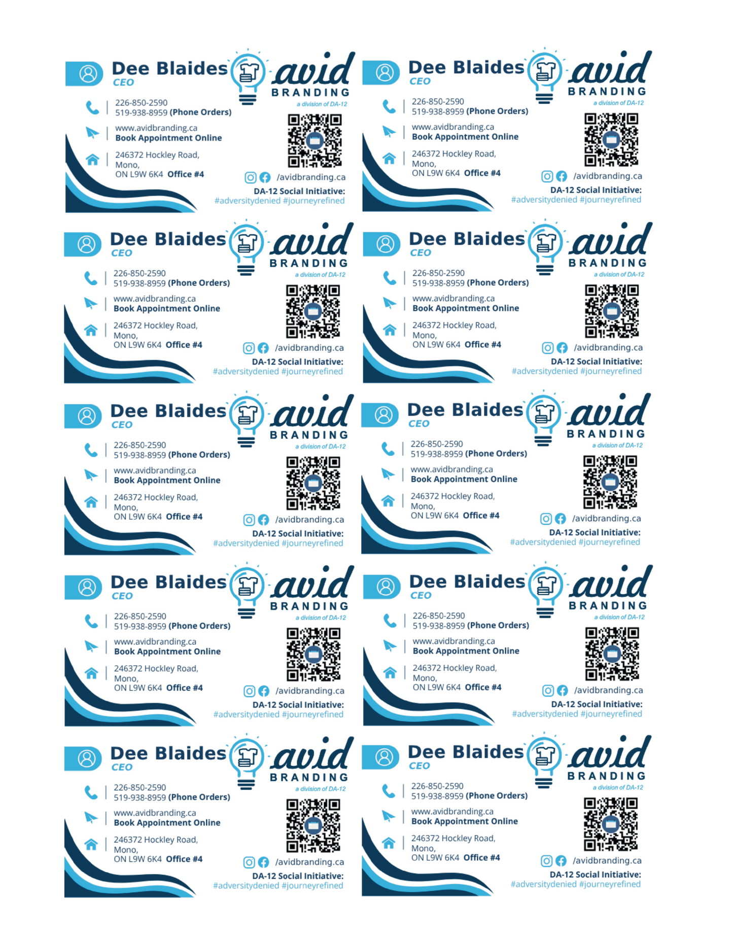 1000 Business Cards